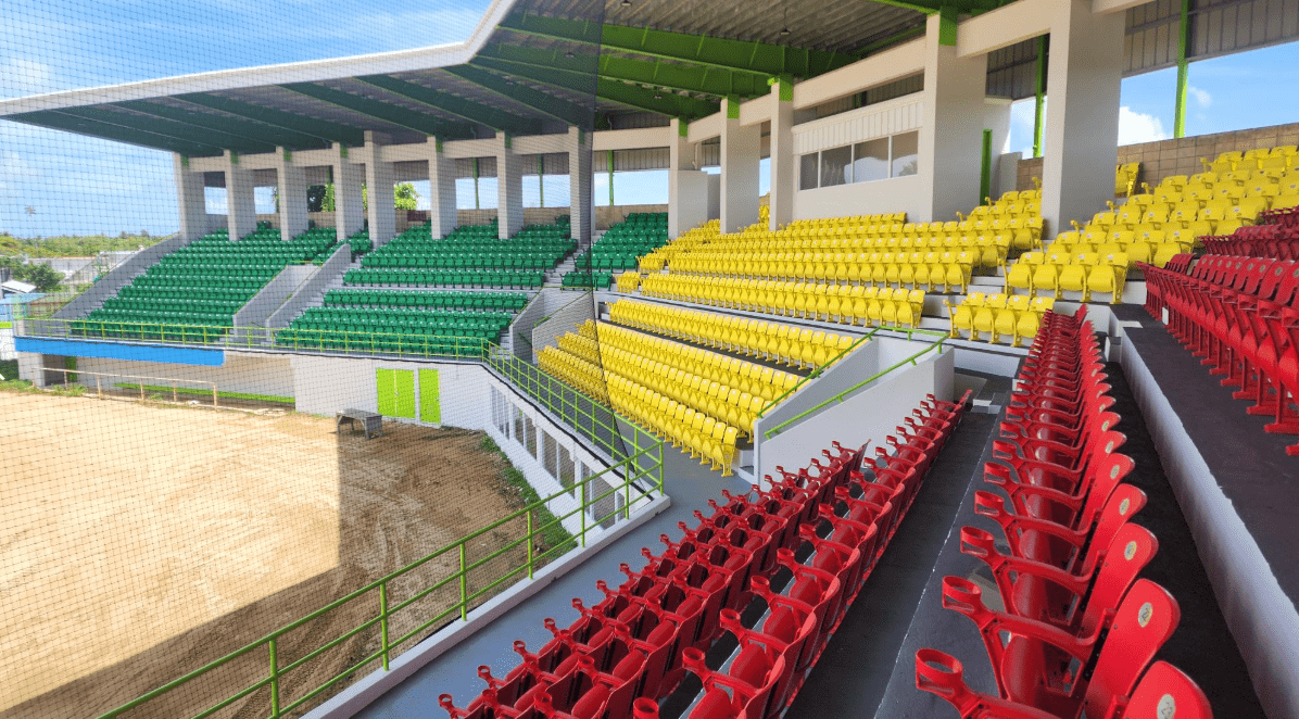 Indoor stadium seating layout